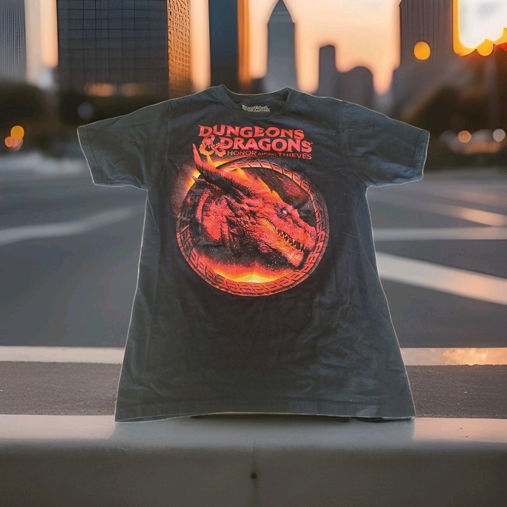 Dungeon & Dragons‎ Honor Among Thieves Short Sleeve Shirt Black SZ Small